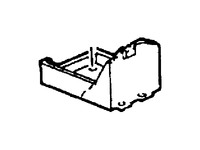 Mercury Battery Tray - F8DZ-10732-AA