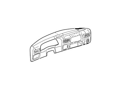 Ford 4C3Z-25044D70-AAA Panel Assy - Instrument Trim