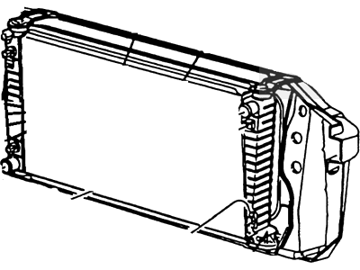 2001 Ford Expedition Radiator - XL3Z-8005-BA