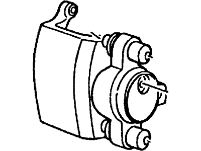 1997 Ford Crown Victoria Brake Caliper - F6AZ-2V552-CARM