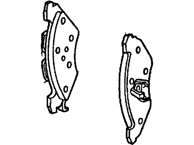 Mercury Grand Marquis Brake Pads - 1W1Z-2200-BA