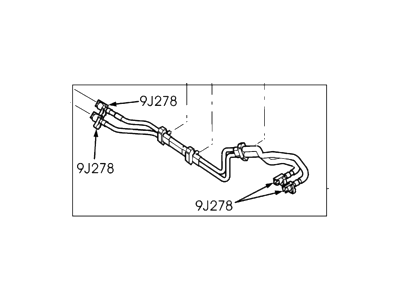 Ford 9C2Z-9B325-B Bracket - Fuel Tube Support