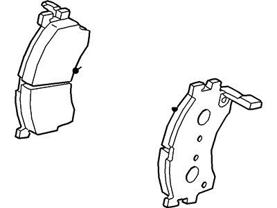 2002 Ford Escape Brake Pads - YL8Z-2001-BA