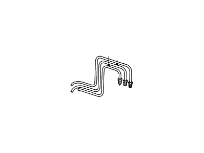 2006 Ford Freestyle Brake Line - 6F9Z-2C296-AA