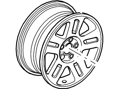 Ford 6L2Z-1015-A Wheel Assembly