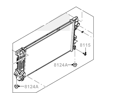 2008 Lincoln Navigator Radiator - 7L1Z-8005-ACP