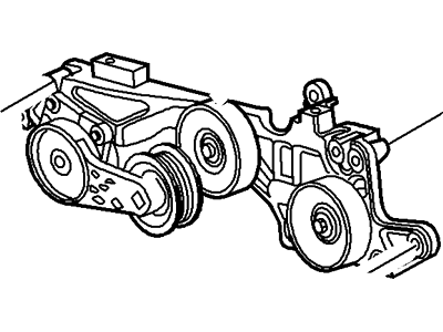 Ford 2R3Z-8B653-BB Bracket - Fan Belt Idler