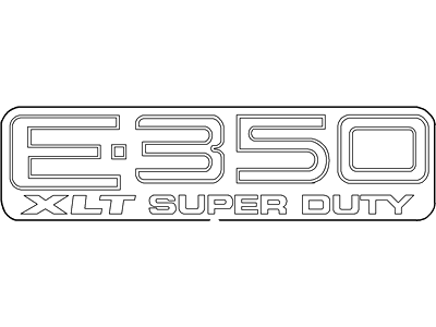 Ford E-350/E-350 Super Duty Emblem - XC2Z-1542528-HA