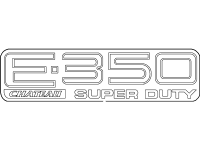 2005 Ford E-350/E-350 Super Duty Emblem - XC2Z-1642528-BA
