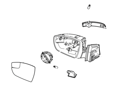 Ford JM5Z-17683-BA Mirror Assembly - Rear View Outer