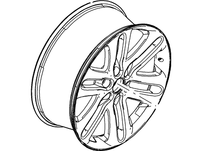 Ford DL3Z-1007-C Wheel Assembly