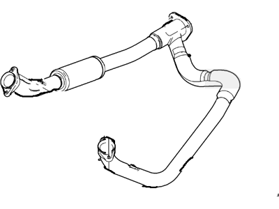 Ford 4C2Z-5246-BA Exhaust Pipe