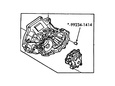 Ford F6CZ-7005-DA Transmission Case Assembly