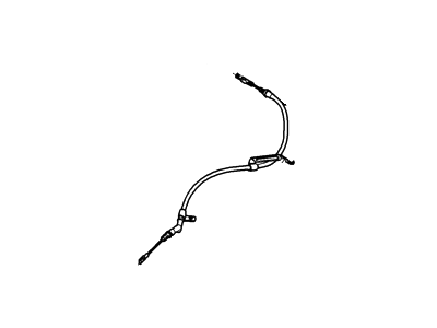 2008 Mercury Mariner Parking Brake Cable - 8L8Z-2A635-A