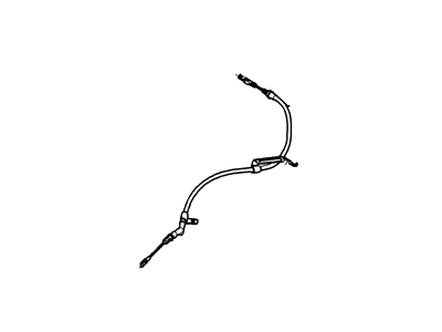 Mercury Parking Brake Cable - 8L8Z-2A635-A