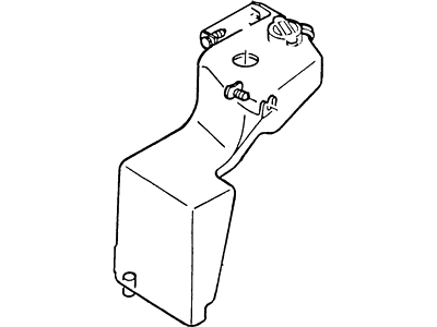 Ford E9SZ8A080A Tank Assembly Radiator Over