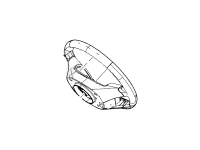 Mercury Steering Wheel - BH6Z-3600-AB