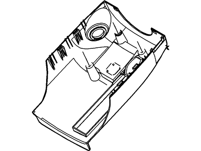 Mercury Steering Column Cover - AE5Z-3530-AB