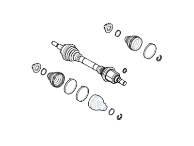 Ford F1FZ-3B437-A Front Axle Shaft