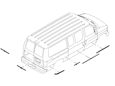 Ford 9C2Z-1620000-BB Decal - Stripe