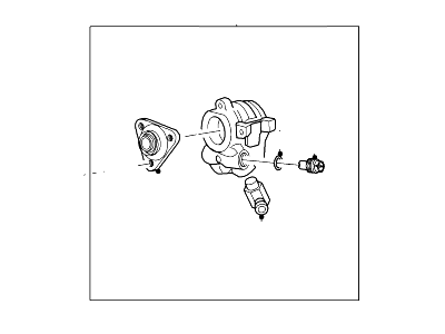 Ford Power Steering Pump - 7L2Z-3A674-C