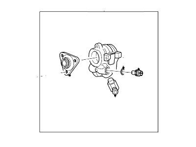 Ford Explorer Sport Power Steering Pump - 1L2Z-3A674-EBRM