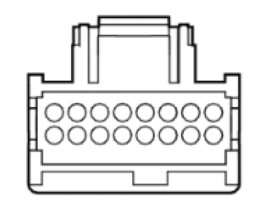 Ford AU2Z-14S411-BGA Wire Assembly