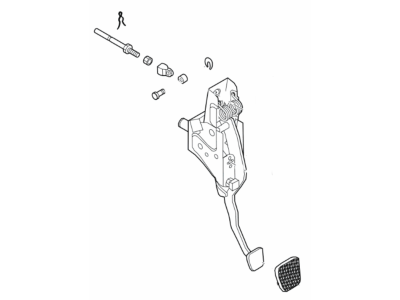 Mercury Clutch Pedal - 3M8Z-7519-A
