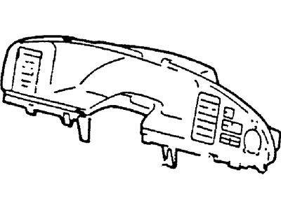 Ford YF3Z54044D70AAA Panel Instrument