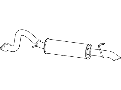 Mercury Mariner Muffler - 5E6Z-5A212-BA