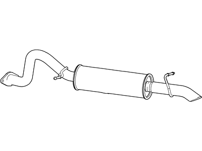 Ford 5E6Z-5A212-BA Silencer Assembly