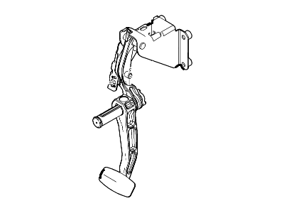 Ford BC3Z-2455-J Pedal Assembly - Brake