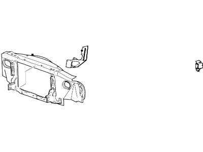 Ford 5L3Z-16138-BA Support - Radiator