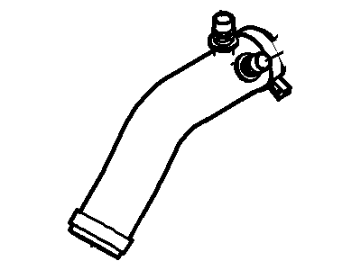 Ford 4G7Z-9K493-BB Hose - Water Inlet