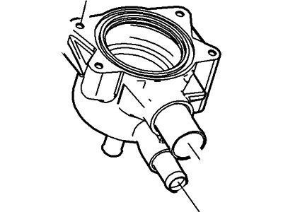 Ford GT Thermostat Housing - 4G7Z-8592-AA