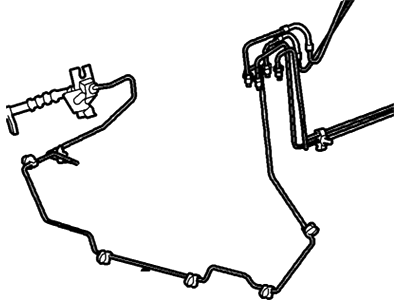 Ford 8L3Z-2263-A Brake Tube Assembly