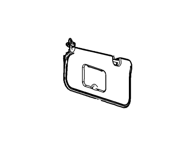 Ford 5L8Z-7804105-DAB Sun Visor Assembly