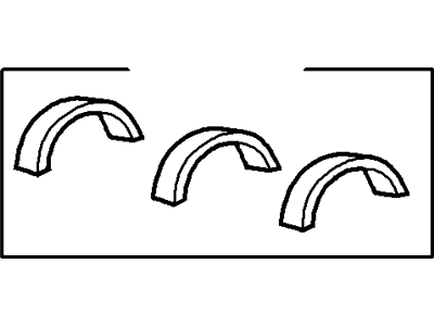 Lincoln LS Crankshaft Thrust Washer Set - XW4E-6A338-CB