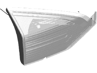 Ford Fiesta Tail Light - D2BZ-13404-D