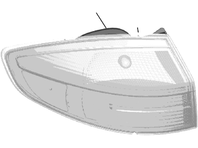 Ford Back Up Light - D2BZ-13405-B