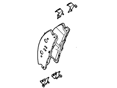 Ford GB5Z-2001-A Kit - Brake Lining