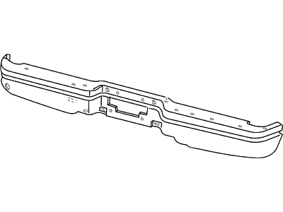2002 Ford Excursion Bumper - 3C7Z-17906-AAB
