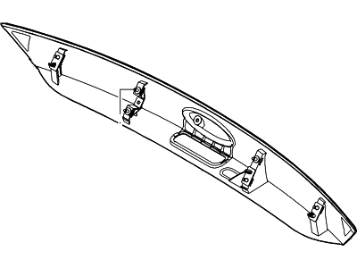 2018 Ford Focus Door Handle - CV6Z-5843400-BA