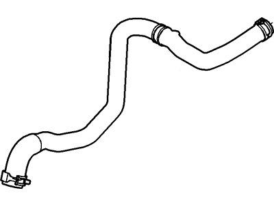 Lincoln Zephyr Cooling Hose - 6E5Z-8075-B