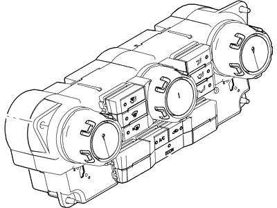 Mercury A/C Switch - AL8Z-19980-G