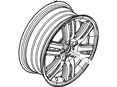 Mercury Mariner Spare Wheel - 8E6Z-1007-E