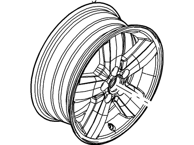 Ford 9L8Z-1007-D Wheel Assembly