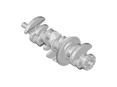 Ford EJ7Z-6303-B Crankshaft Assembly