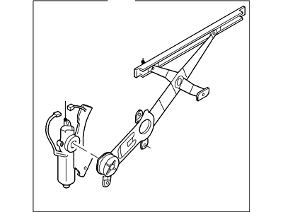 2002 Ford Mustang Window Regulator - 3R3Z-6323200-AA