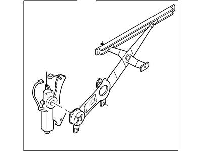 2001 Ford Mustang Window Regulator - 3R3Z-6323200-AA